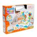 Jucarie educativa si interactiva stem, set de constructie puzzle din abs cu bormasina pentru inginer