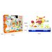 Jucarie educativa si interactiva stem, set de constructie puzzle din abs cu bormasina pentru inginer